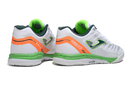Chuteira Futsal Joma Regate Rebound IC Branca e Laranja