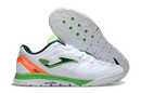 Chuteira Futsal Joma Regate Rebound IC Branca e Laranja