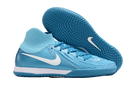 Chuteira Futsal Nike Phantom Luna IC - Azul "Mad ambition Pack" com design inovador e aderência superior.