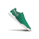 Chuteira Futsal Tiempo 10 Legend Elite IC Verde em verde, ideal para performance em jogos de futsal.