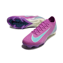 Chuteira Nike Air Zoom Mercurial FG Vapor 16 Roxa em roxo vibrante, perfeita para velocidade e controle no campo.