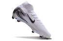 Chuteira Nike Air Zoom Mercurial Superfly 10 Edição EspecialElite FG em fundo branco, destacando seu design e tecnologia.