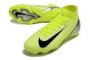 Chuteira Nike Air Zoom Mercurial Superfly 10 Elite FG em amarelo e preto, ideal para controle e velocidade no futebol.