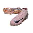 Chuteira Nike Air Zoom Mercurial Superfly 10 Elite FG Rosa Tiger com design elegante e tecnologia de amortecimento.