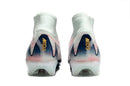 Chuteira Nike Air Zoom Mercurial Superfly 10 Edição Especial Elite MDS9 FG, parte traseira mostrando detalhes de design.