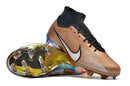 Chuteira Nike Air Zoom Mercurial Superfly 9 Elite FG com sola FG e design moderno em cor cobre.