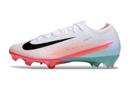 Chuteira Nike AIR Zoom Mercurial Vapor 16 Edição Especial Elite FG - Branca, Azul, Laranja e Rosa lateral