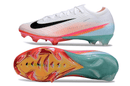 Chuteira Nike AIR Zoom Mercurial Vapor 16 Edição Especial Elite FG - Branca, Azul, Laranja e Rosa