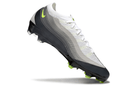 Chuteira Nike AIR Zoom Mercurial Vapor 16 Elite AIR MAX 95 FG - Branca e Preta em destaque