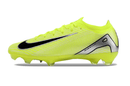 Chuteira Nike Air Zoom Mercurial Vapor 16 Elite FG em amarelo e preto, ideal para desempenho em campo.