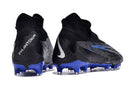 Chuteira Nike Gripknit Phantom GX Elite Dynamic Fit FG Preta e Azul