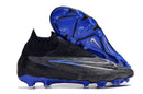 Chuteira Nike Gripknit Phantom GX Elite Dynamic Fit FG Preta e Azul