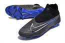 Chuteira Nike Gripknit Phantom GX Elite Dynamic Fit FG Preta e Azul