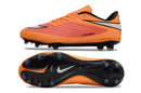 Chuteira Nike Hypervenom Elite FG Laranja, modelo leve e aerodinâmico para velocidade e precisão em jogos.