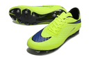 Chuteira Nike Hypervenom Elite FG - Verde e Azul, modelo leve e aerodinâmico para desempenho em campo.