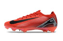 Chuteira Nike Mercurial Air Zoom Vapor 16 Elite FG Vermelha e Preto lateral de perfil