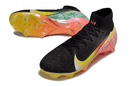 Chuteira Nike Mercurial Superfly 10 Elite "Vini jr" FG - Preta com design moderno e sola FG para melhor aderência no campo.