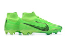 Chuteira Nike Mercurial superfly 9 Air Zoom Ultra FG Verde, modelo inovador para desempenho em campo.