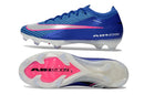 Chuteira Nike Mercurial Vapor 16 Elite FG Azul Attack Pack com design em azul e sola AIR ZOOM.