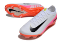 Chuteira Nike Mercurial Vapor 16 Elite FG - Branca, Vermelha e Laranjada - Pack Fear Nothing