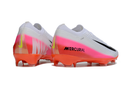 Chuteira Nike Mercurial Vapor 16 Elite FG - Branca, Vermelha e Laranjada - Pack Fear Nothing, vista traseira