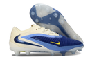 Chuteira Nike Phantom 6 Elite AG Azul e Branca - Fear Nothing Pack, performance em campo sintético.