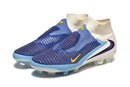 Chuteira Nike Phantom 6 Elite DF FG - Branca e Azul - Pack Fear Nothing - design moderno e performance impressionante