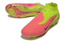 Chuteira Nike Phantom 6 Elite DF FG Rosa e Amarela