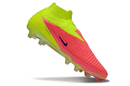 Chuteira Nike Phantom 6 Elite DF FG Rosa e Amarela