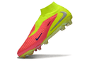 Chuteira Nike Phantom 6 Elite DF FG Rosa e Amarela