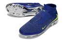 Chuteira Nike Phantom 6 Elite FG Azul e Amarelo