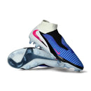 Chuteira Nike Phantom 6 Elite FG Azul Attack Pack com design moderno e tecnologia de desempenho.