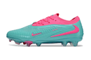 Chuteira Nike Phantom 6 Elite FG - Azul e Rosa com design arrojado e tração excepcional.