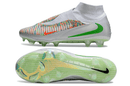Chuteira Nike Phantom 6 Elite FG Branca e Dourada "EA FC"