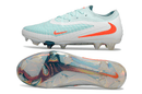 Chuteira Nike Phantom 6 Elite FG - Branco, azul e laranja