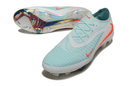 Chuteira Nike Phantom 6 Elite FG - Branco, azul e laranja