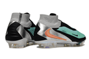 Chuteira Nike Phantom 6 Elite FG - Cinza e Preta com design profissional e tecnologia avançada.