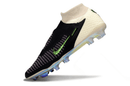 Chuteira Nike Phantom 6 Elite FG "Mamba Mentality" em preto e verde, ideal para jogadores que buscam desempenho.