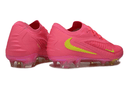 Chuteira Nike Phantom 6 Elite FG - Rosa e Verde traseira