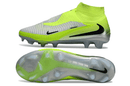 Chuteira Nike Phantom 6 Elite FG - Verde e  Branca