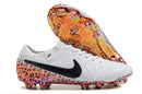 Chuteira Nike Tiempo Legend 10 FG - Laranja e Branco - Pack  Eletric com design vibrante e tecnologia de ponta.