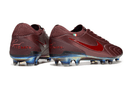 Chuteira Nike Tiempo Legend X Elite FG Preta, vista traseira destacando o design premium e cores elegantes