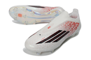 Chuteira Adidas F50 FG Elite Branca e Rosa "Lamine Yamal"