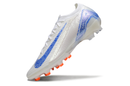 Chuteira Nike Mercurial Air Zoom Vapor 16 Elite AG Branca e Azul