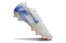 Chuteira Nike Mercurial Air Zoom Vapor 16 Elite AG Branca e Azul