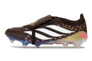 Chuteira Adidas Predator Elite FG 26 - Ed. "Louis Vuitton" com design sofisticado e tecnologia Controlskin para desempenho superior.