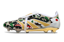 Chuteira Adidas Predator Elite Fold-Over Tongue FG - Branca, Dourada e Verde