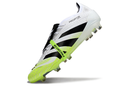 Chuteira Adidas Predator Elite Fold-Over Tongue FG - Branca, Verde e Preta