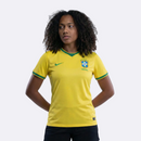 Camisola Brasil Home 25/26 Amarela - Nike - Feminino