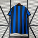 Camiseta Inter de Milão Jersey Home 09/10 Retro com listras azuis e pretas